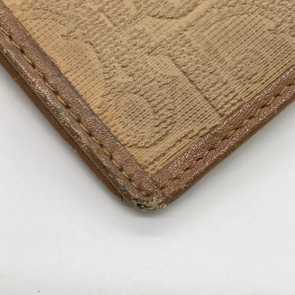 Authentic Christian Dior CD Vintage Tan Brown Monogram Long Wallet - Picture 8 of 13